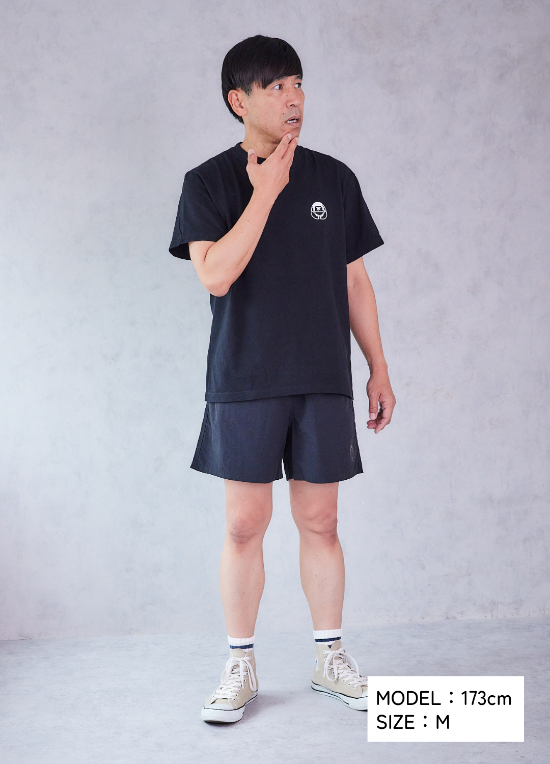 ゴリンチュOKINAWA ハーフパンツ(BLACK)