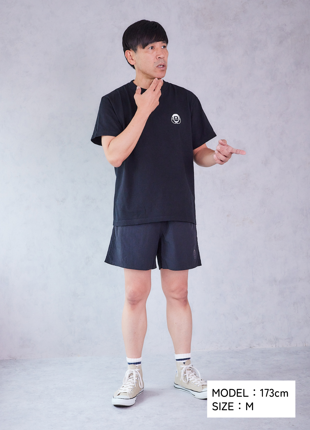 ゴリンチュOKINAWA ハーフパンツ(BLACK)