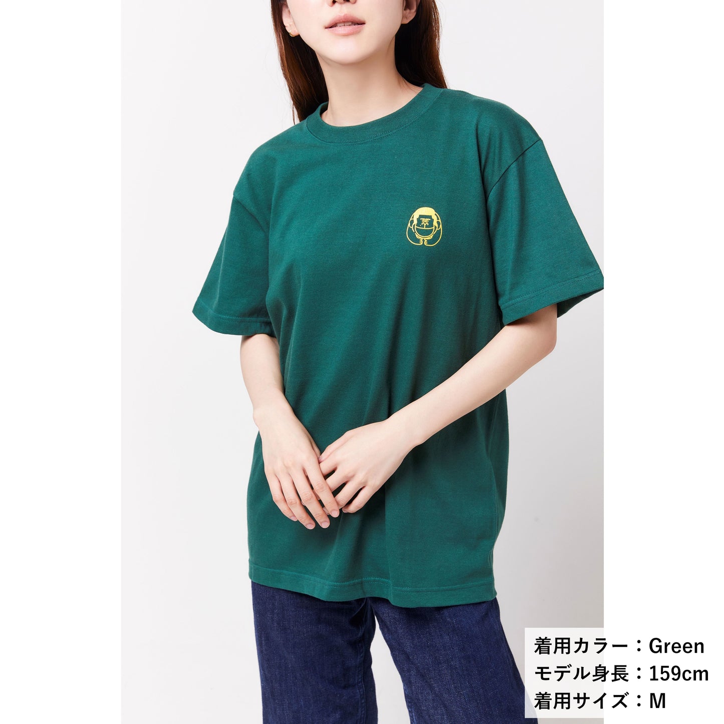 ゴリンチュOKINAWA Tシャツ(BLACK×WHITE)