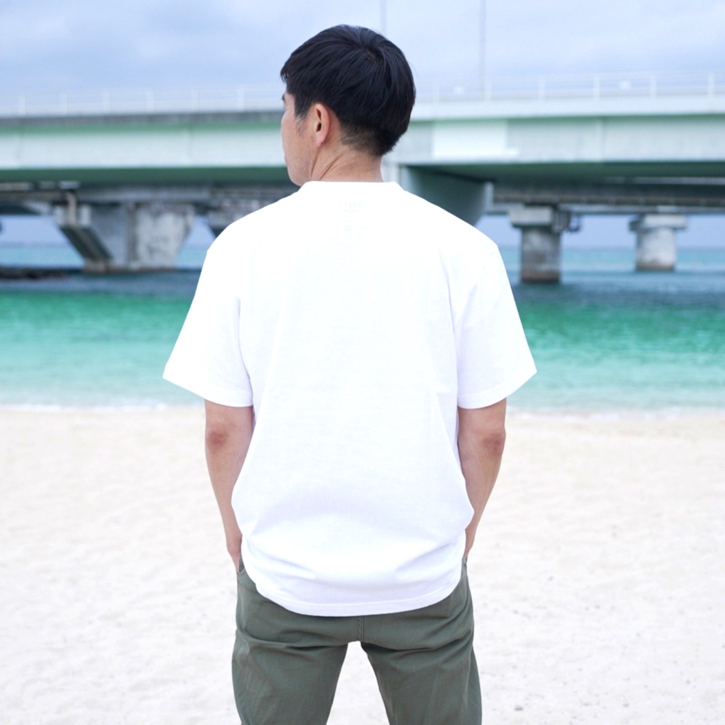 ゴリンチュOKINAWA Tシャツ(WHITE×BLACK)