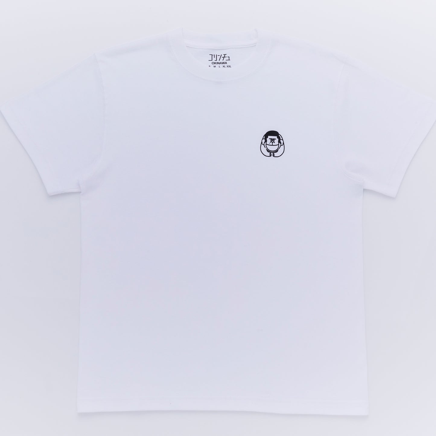 ゴリンチュOKINAWA Tシャツ(WHITE×BLACK)