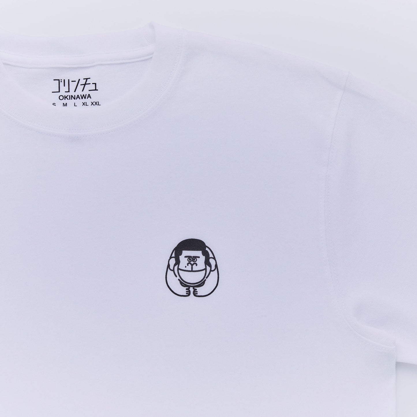 ゴリンチュOKINAWA Tシャツ(WHITE×BLACK)