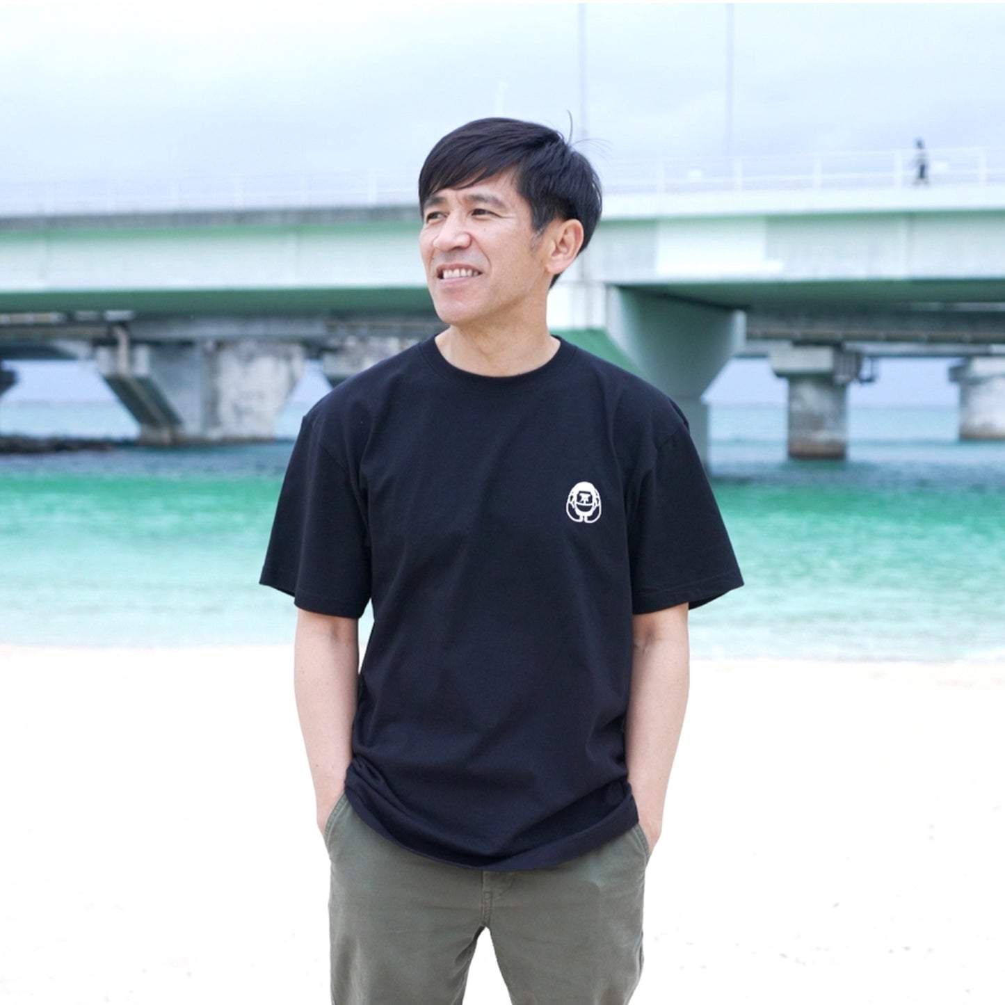ゴリンチュOKINAWA Tシャツ(BLACK×WHITE)