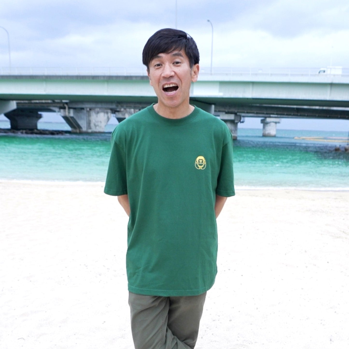 ゴリンチュOKINAWA Tシャツ(GREEN×YELLOW)