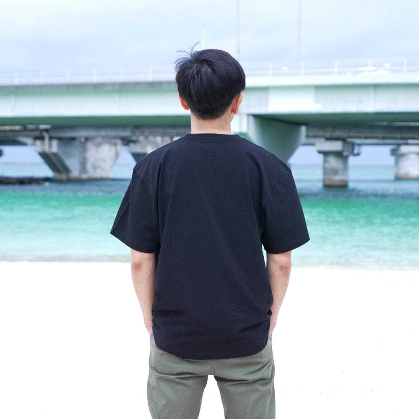 ゴリンチュOKINAWA Tシャツ(BLACK×WHITE)